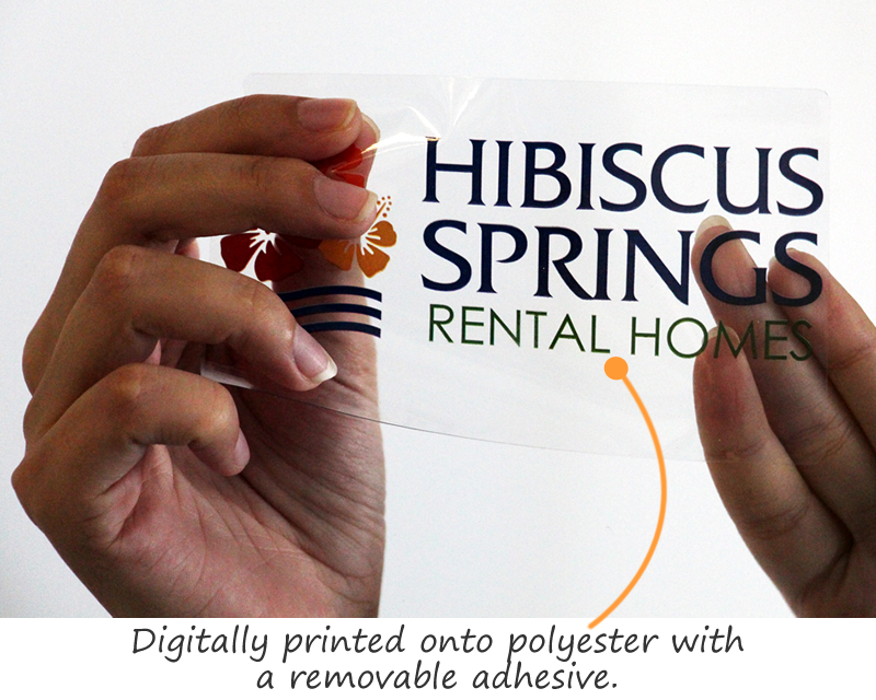 Custom Removable Labels