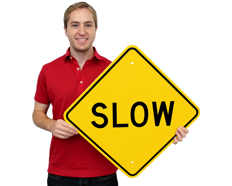 Slow Vehicle Signs, Slow Truck Signs, Slow Forklift Signs