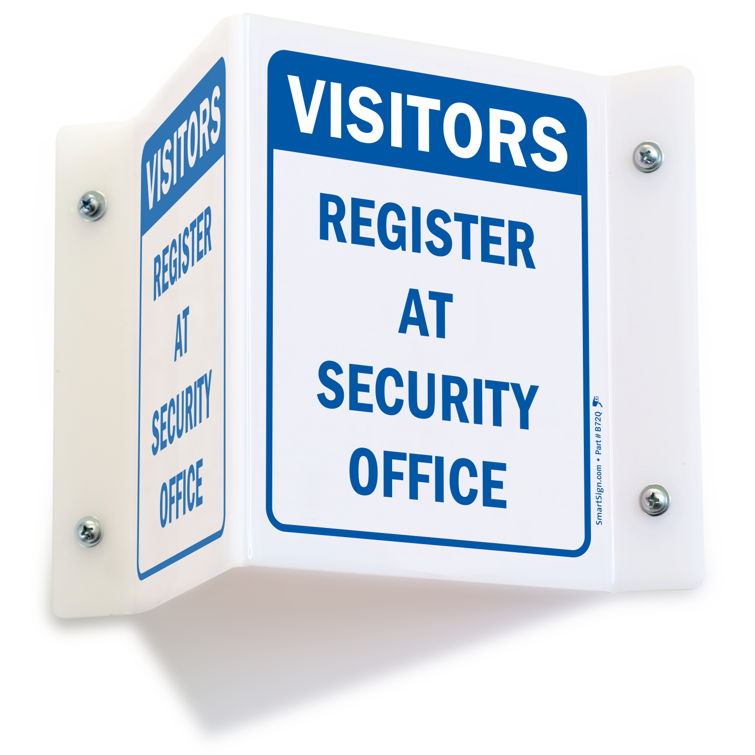 Visitor Register At Security Office Sign Security Sign Sku S 4612