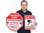 24-Hour Surveillance Signs