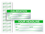 Debossable Aluminum Calibration Labels
