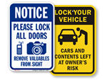 Anti Theft Signs