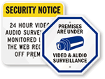 Audio Surveillance Signs