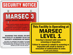 Maritime Security Signs