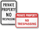 Private Property Signs