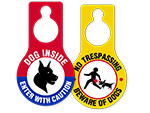 Beware of Dog Door Hangers