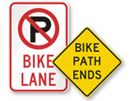Bike Lane Signs