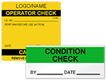 Checked Inspection Labels