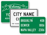 Custom City Signs