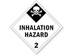 Class 2 Inhalation Hazard Placards
