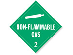 Class 2 Non Flammable Gas Placards