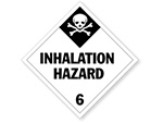Class 6 Inhalation Hazard Placards