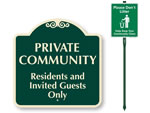 Private Community Signs