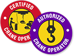 Crane Operator Stickers