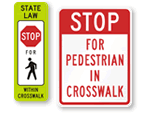 Crosswalk Signs