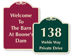 Custom Entrance Sign Templates