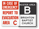 Custom Evacuation Signs