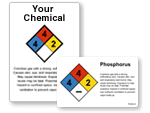 Custom NFPA Chemical Labels