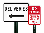 Delivery Parking Signs