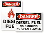 Diesel Fuel Signs