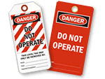 Do Not Operate Tags