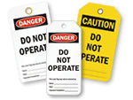 Do Not Operate Tags