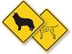 Dog Breed Crossing Signs