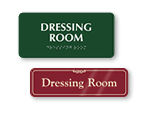 Dressing Room Signs