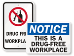 Drug-Free Workplace Signs
