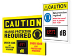 Electronic Decibel Meter Signs