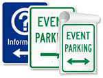 Event Parking Signs