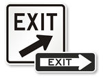 Exit Only Signs