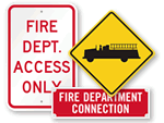 Fire Department Signs