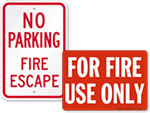 Fire Escape Signs
