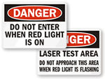 Do Not Enter   Flashing Light