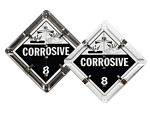 Flip n Lock™ Corrosive Placards