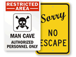 Funny Security Signs