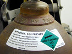 Gas Cylinder Shoulder Labels