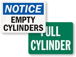 Gas Cylinder Signs