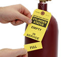 Gas Cylinder Tags