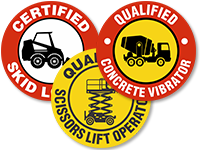 Construction Hard Hat Stickers