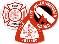 Fire Helmet Decals