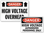 High Voltage Signs