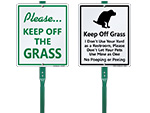 Keep Off Grass LawnBoss® Signs