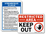 Keep Out Signs