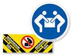 Two Person Lift Labels