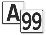 Large Letter & Number Signs