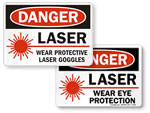 Laser Warning Signs