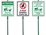LawnBoss® Dog Poop Signs