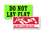 Do Not Lay Flat Labels